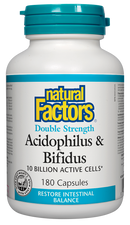 Acidophilus & Bifidus Double Strength, 180 Capsules