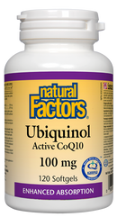 Ubiquinol Active CoQ10 100mg, 120 Softgels