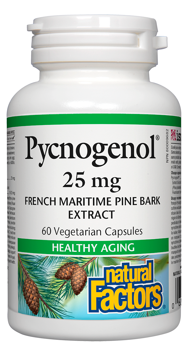 Pycnogenol 25mg, 60 Capsules