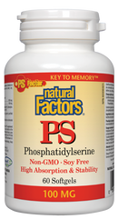 PS Phosphatidylserine, 60 Capsules