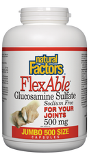 FlexAble Glucosamine Sulfate, 500 Capsules
