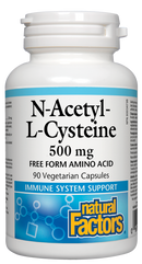 N-Acetyl-L-Cysteine 500mg, 90 Capsules