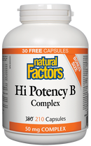Hi Potency B Complex, 180+30 Capsules