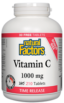 Vitamin C 1000mg Time Release, 180+30 Tablets