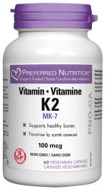 Vitamin K2 100mcg, 60 Capsules