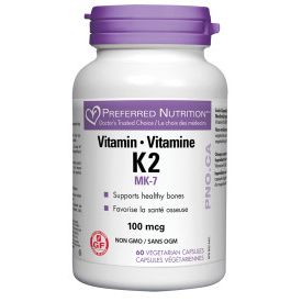 Vitamin K2 100mcg, 60 Capsules