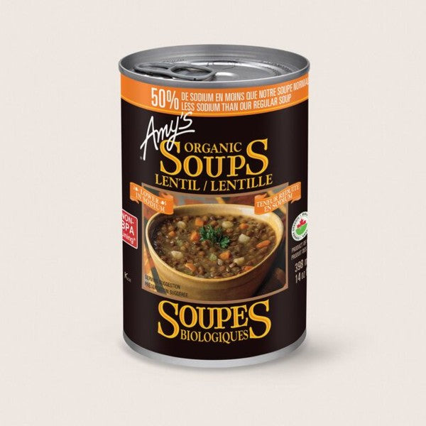 Organic Low Sodium Lentil Soup, 398mL