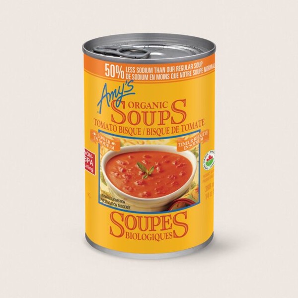 Organic Low Sodium Tomato Bisque, 398mL