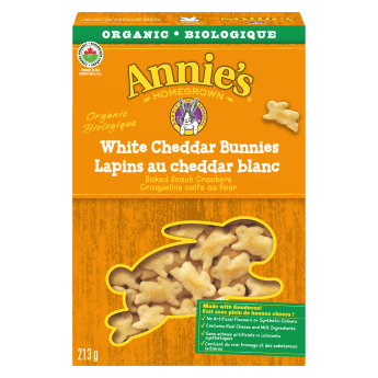 White Cheddar Bunnies Baked Snack Crackers, 213g