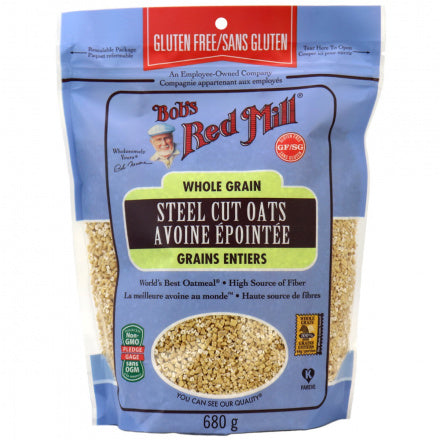 Steel Cut Oats, Gluten Free, 680g