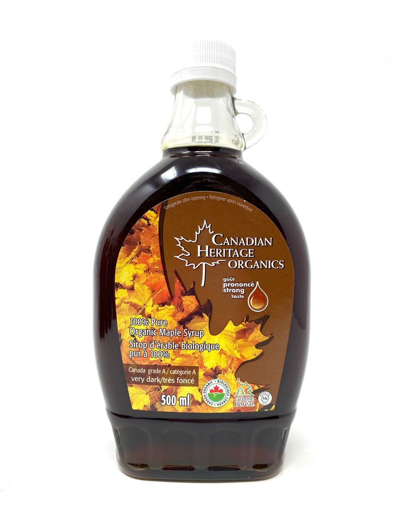 Organic Maple Syrup, Very Dark 500mL