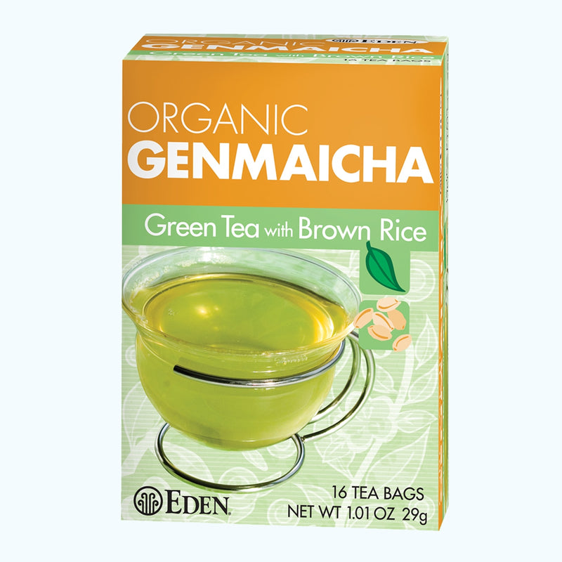 Organic Genmaicha Green Tea, 16 Tea Bags