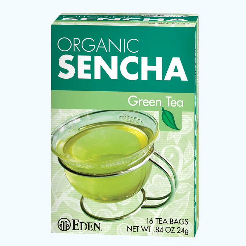 Organic Sencha Green Tea, 16 Tea Bags