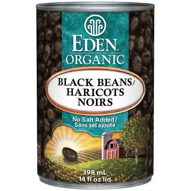 Organic Black Beans, 398mL