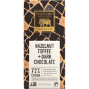 72% Hazelnut Toffee Chocolate Bar