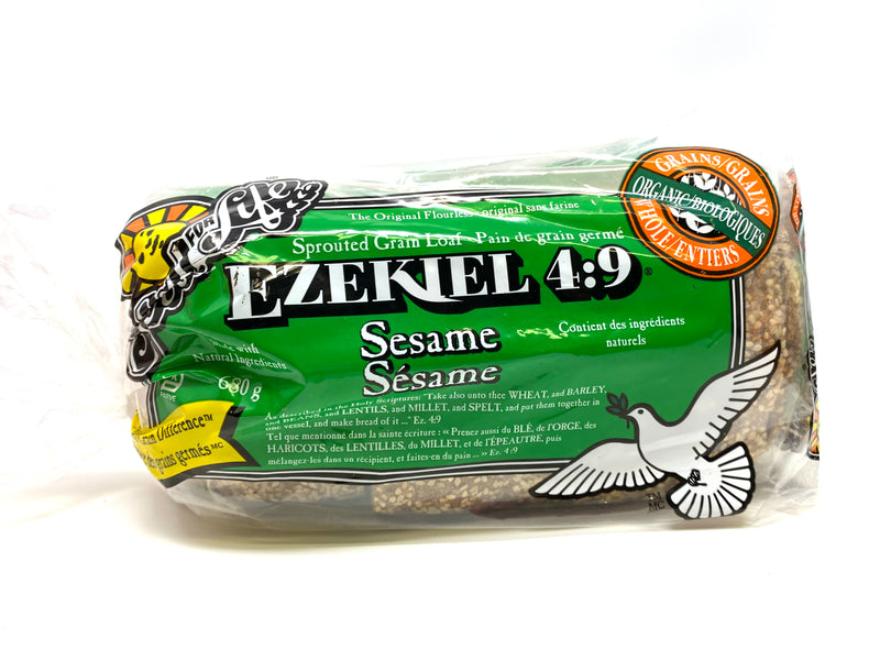 Ezekiel 4:9 Sesame Sprouted Whole Grain Bread, 680g