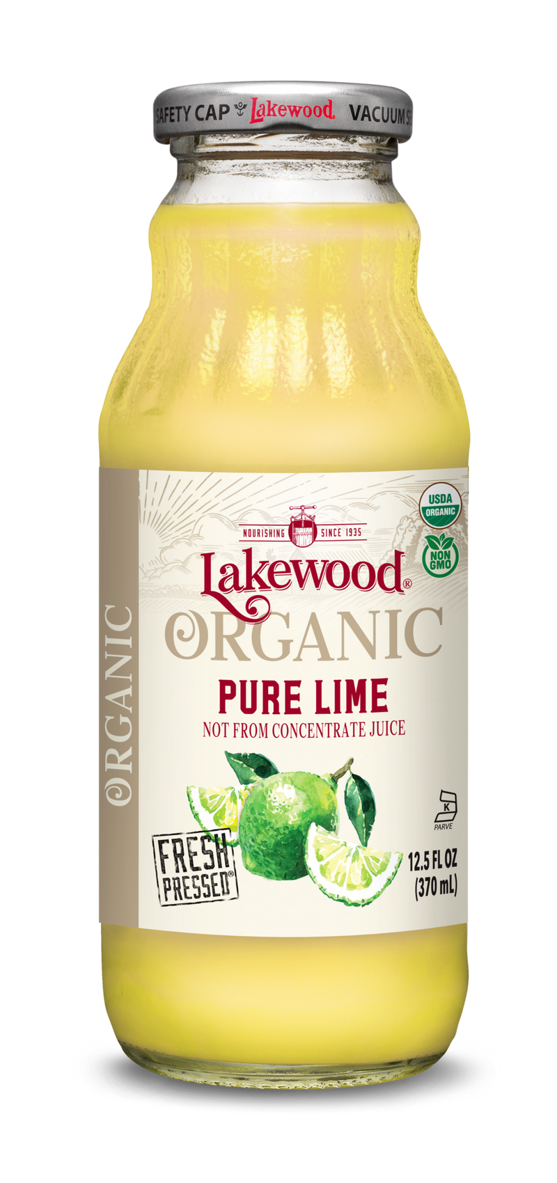 Organic Pure Lime Juice, 370mL