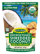 Unsweetened Shredded Coconut, 227g