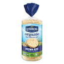 Organic Brown Rice Cakes, Lightly Salted