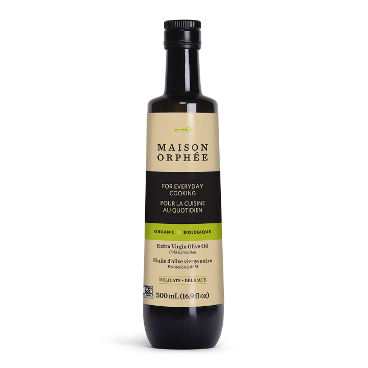 Organic Extra Virgin Olive Oil Delicate, 500mL