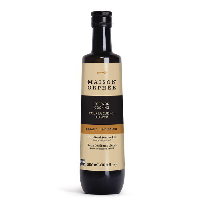 Organic Unrefined Sesame Oil, 500mL