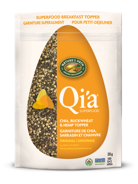 Qi'a Original Chia, Buckwheat & Hemp Cereal 225g