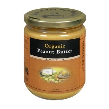 Peanut Butter, Organic, Smooth, 500g