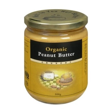 Peanut Butter, Organic, Crunchy, 500g