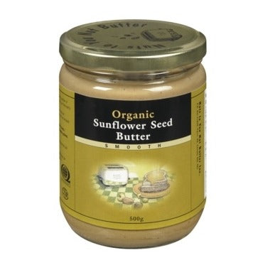 Sunflower Seed Butter, Organic, Smooth, 500g