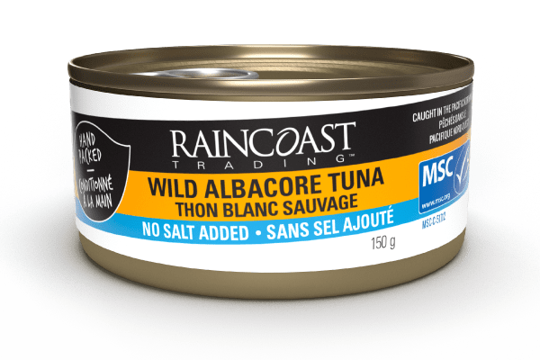 Wild Albacore Tuna, No Salt Added 150g