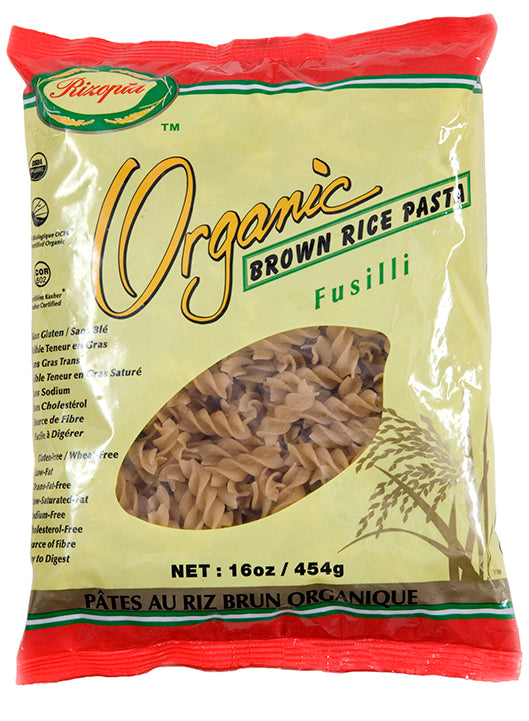 Organic Brown Rice Pasta, Fusilli 454g