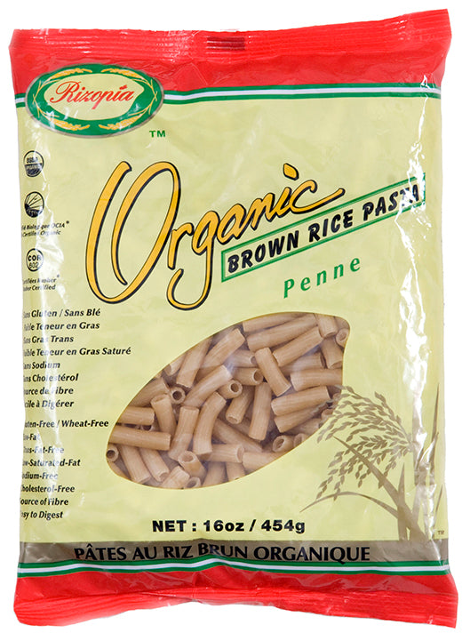 Organic Brown Rice Pasta, Penne 454g