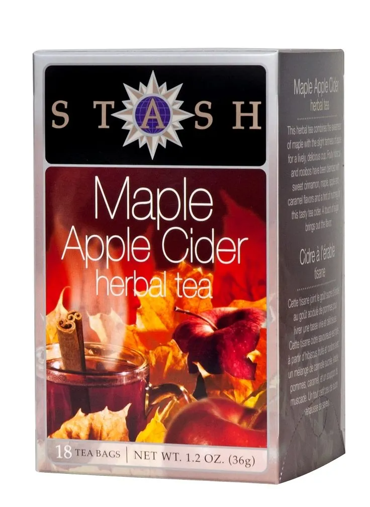 Maple Apple Cider Herbal Tea, 18 Tea Bags