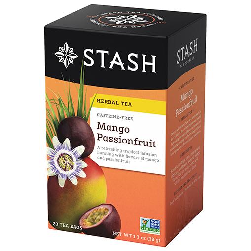 Mango Passionfruit Herbal Tea, 20 Tea Bags