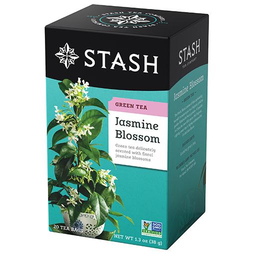 Jasmine Blossom Green Tea, 18 Tea Bags