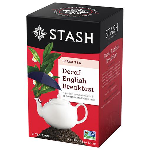 Decaf English Breakfast Black Tea, 18 Tea Bags