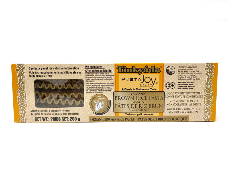 Organic Brown Rice Pasta, Lasagna 283g