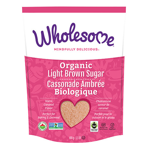 Organic Light Brown Sugar, 680g