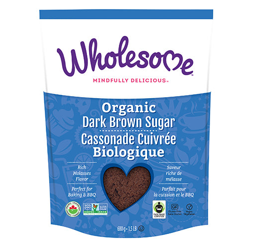 Organic Dark Brown Sugar, 680g