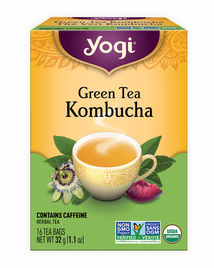 Green Tea Kombucha, 16 Tea Bags