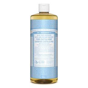 Pure Castile Liquid Soap, Baby Unscented 946mL