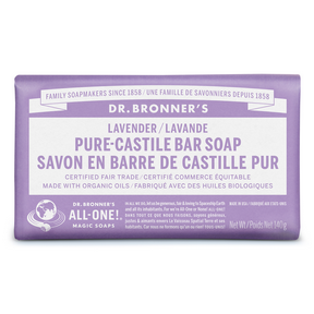 Pure Castile Bar Soap, Lavender 140g