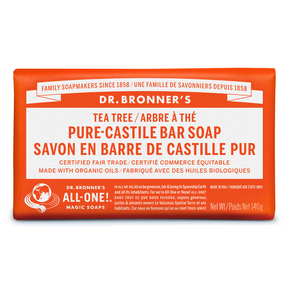 Pure Castile Bar Soap, Tea Tree 140g