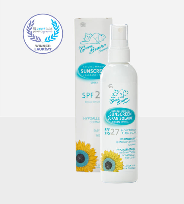 Adult Natural Mineral Sunscreen Spray SPF 27 90ml