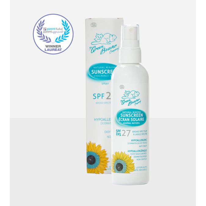 Adult Natural Mineral Sunscreen Spray SPF 27 90ml