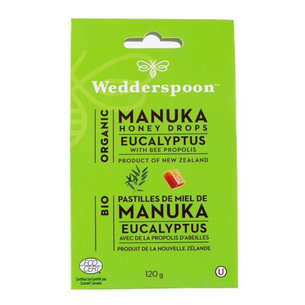 Manuka Honey Drops, Eucalyptus 120g
