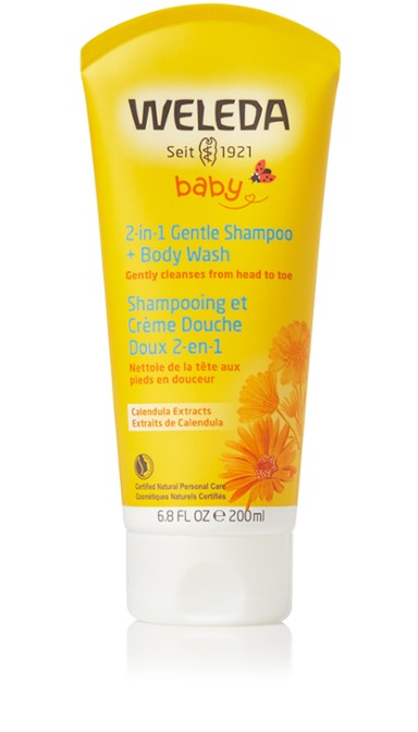 2in1 Gentle Shampoo + Body Wash - Calendula, 200mL