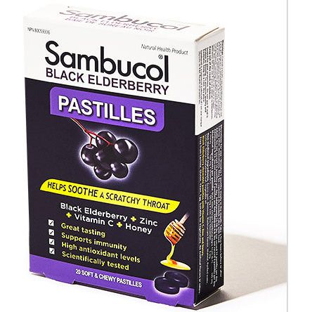 Elderberry Pastilles, 20 Pastilles