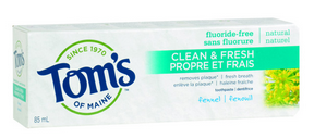 Fluoride-Free Clean & Fresh Fennel Toothpaste, 85mL
