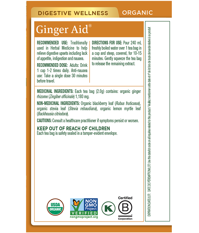 Organic Ginger Aid Tea